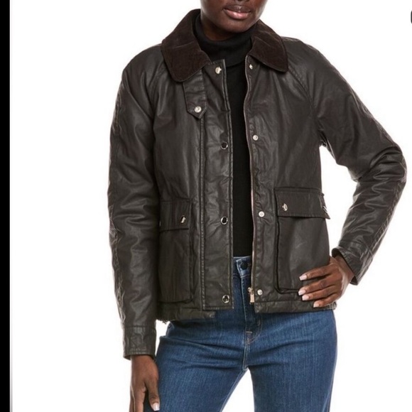 Kensie Corduroy Trim Coated Barn Jacket✨NWT✨ - Picture 6 of 7